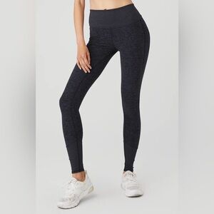 Alo High-Waist Alosoft Lounge Legging - Navy Heather